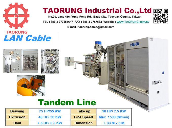 Drawing and Extruding Tandem Line